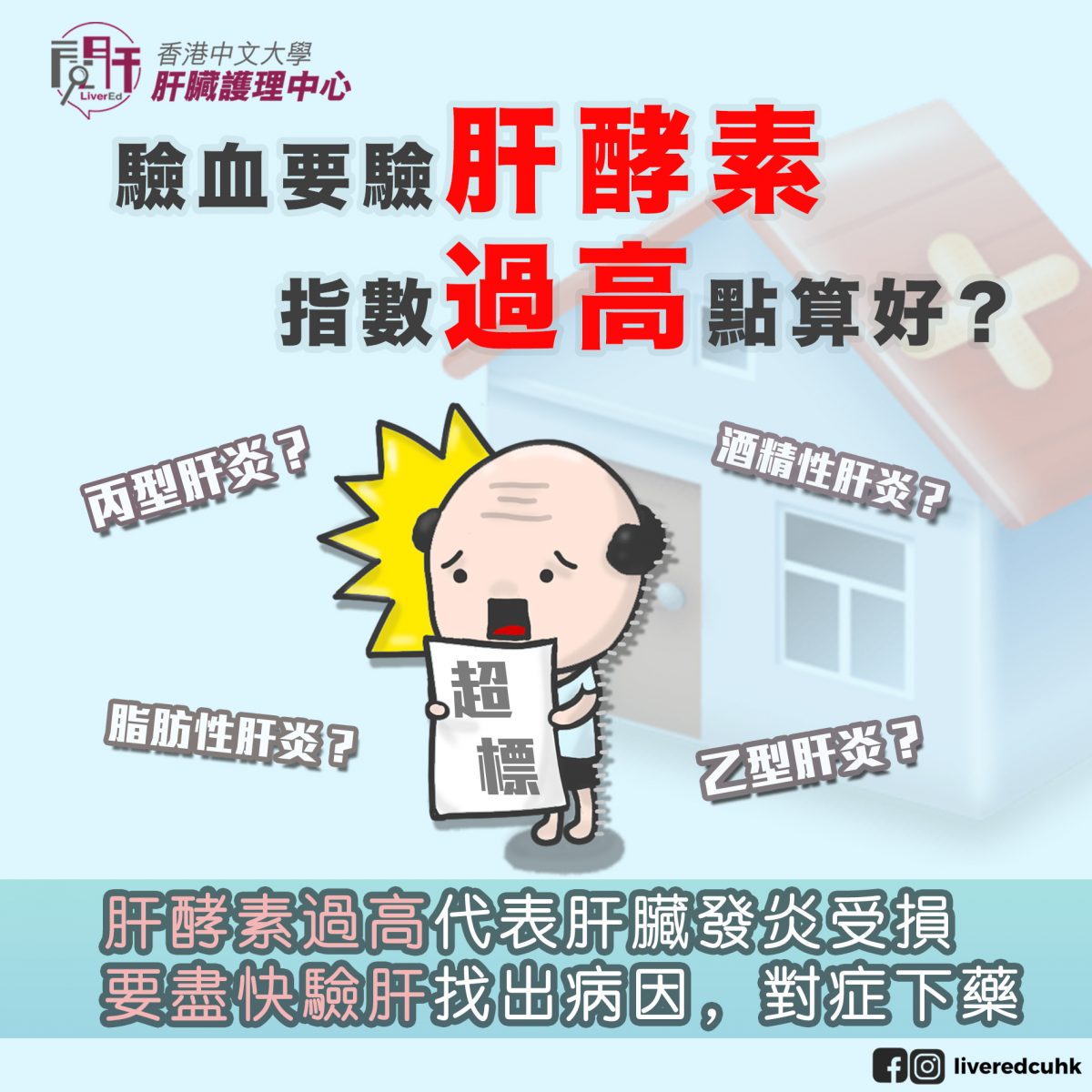 肝酵素過高！怎麼辦？ | 香港中文大學-閱肝｜專業健康資訊｜擺脫腸胃肝病